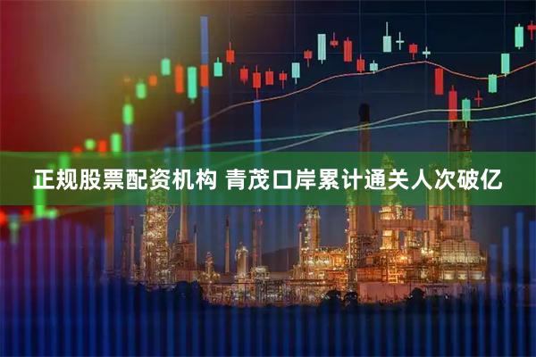 正规股票配资机构 青茂口岸累计通关人次破亿